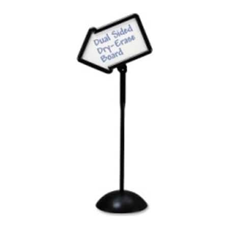 Safco Safco 2-Sided Directional Arrow Sign 9" x 26" Black, 4173BL 4173BL